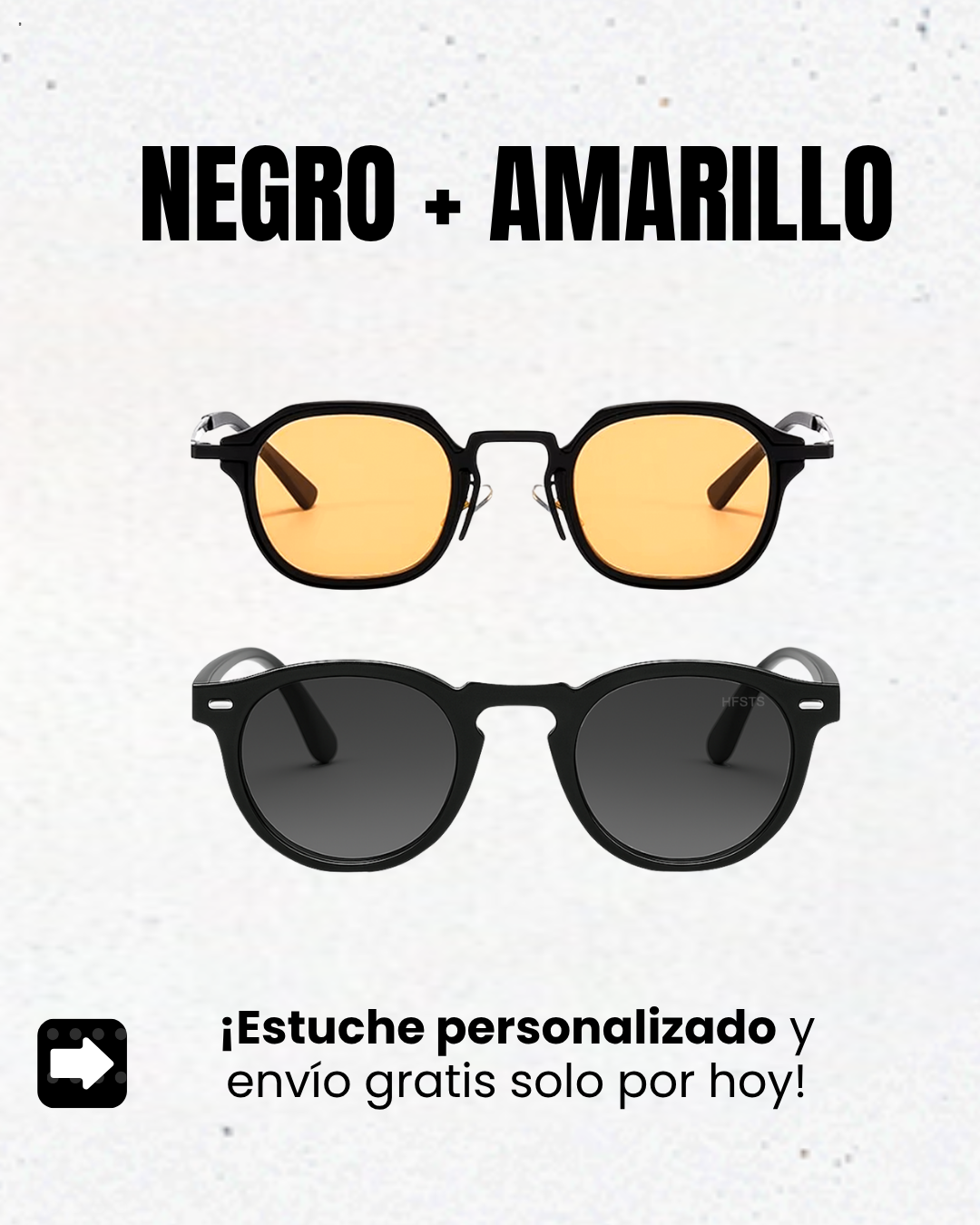 Collecion París ORBE| 2 Gafes de sol Premium + estuche personalizado + Envío gratis