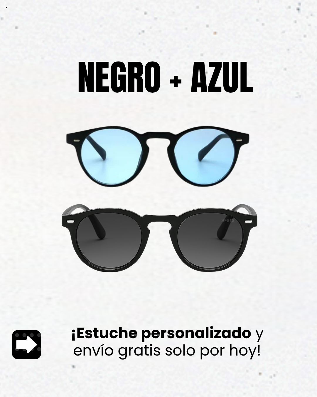 Collecion París ORBE| 2 Gafes de sol Premium + estuche personalizado + Envío gratis